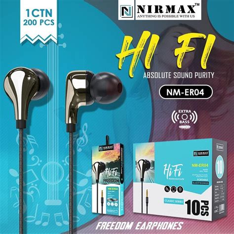 Nirmax Mobile Wired Earphone Model Name Number NM ER 04 At Best