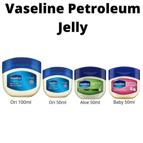 Jual Vaseline Repairing Petroleum Jelly BPOM 100ml 100 Ml 50ml 50 Ml