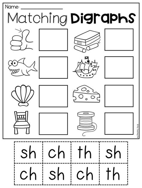 Digraph Worksheet Packet Ch Sh Th Wh Ph Phonics Worksheets