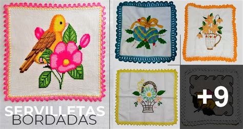 Bordados Para Servilletas 13 Ideas Y Paso A Paso Bordados A Mano