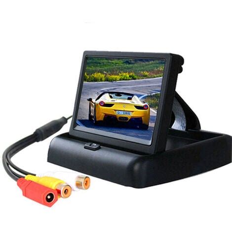 AIDUCHO 480 Rgb 4 3 Tft Lcd Moniteur Pliable Voiture Écran Couleur