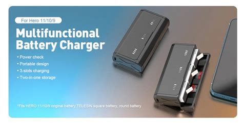 Telesin Pocket Multifunctional Charging Box Price In Bd Diamu