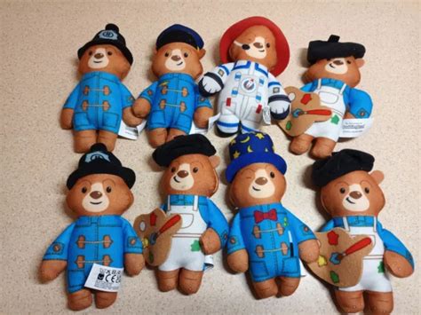 Mcdonalds Uk Paddington Bear Happy Meal Toys Picclick Uk