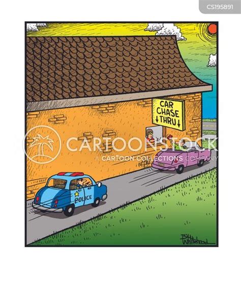 Police Chase Cartoons and Comics - funny pictures from CartoonStock