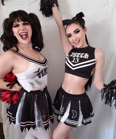 Dolls Kill Cheerleader Costume Scene Punk Halloween Outfits