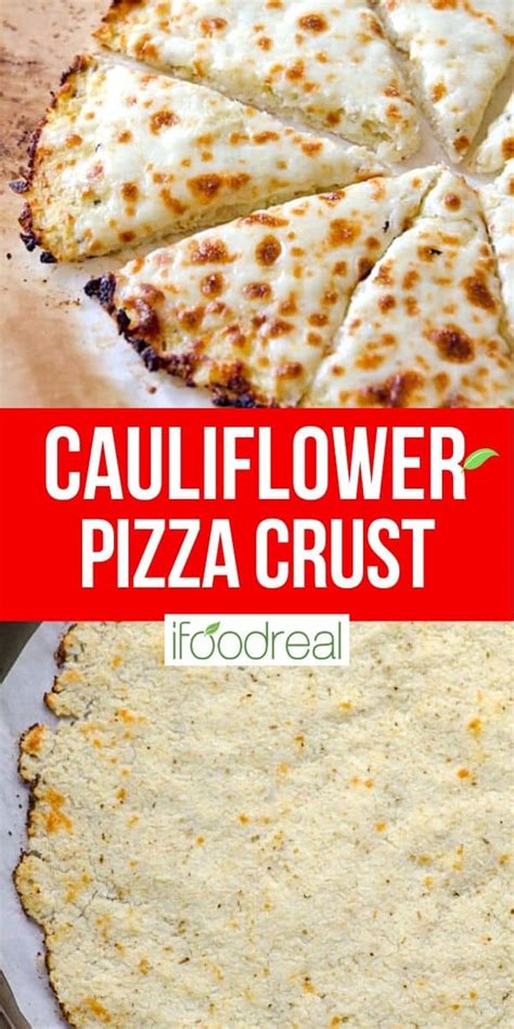 Foolproof Cauliflower Pizza Crust - iFoodReal.com