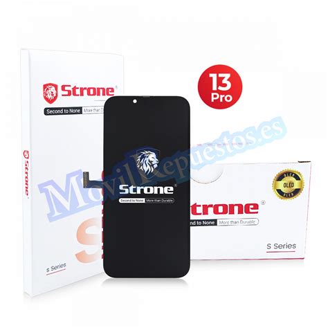 Strone Pantalla Completa Lcd Y T Ctil Para Iphone Pro Negro Oled