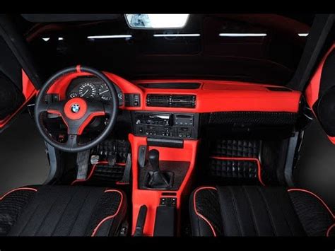 оченъ красиаый салон BMW E34 - YouTube