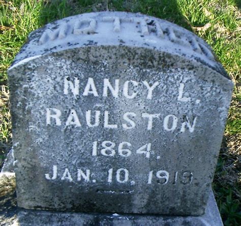 Nancy L McInturff Raulston 1864 1919 Find A Grave Gedenkplek