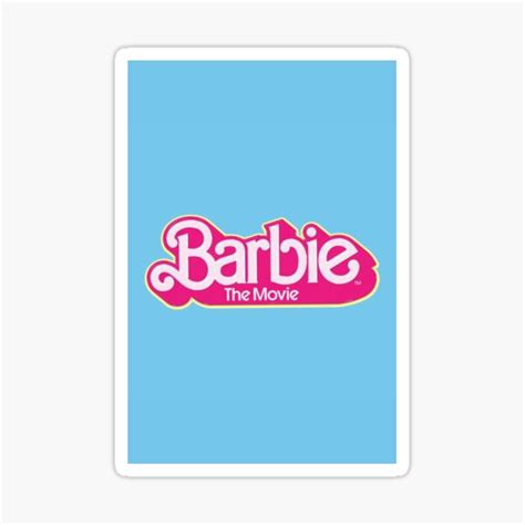 "barbie logo" Sticker for Sale by poliarush78 | Redbubble