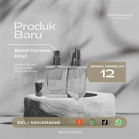 Jual Botol Parfum Herm S Drat Botol Parfum 35ml Herms Kotak Botol