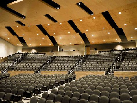 High School Auditorium With Students