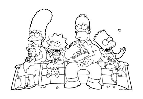 Coloriage A Imprimer Simpson idées de coloriage