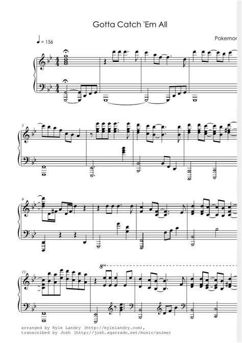 Pdf Pokemon Gotta Catch Em All Piano Sheets Dokumen Tips