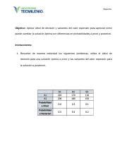 Modelación para la Toma de Decisiones docx Reporte Objetivo Aplicar