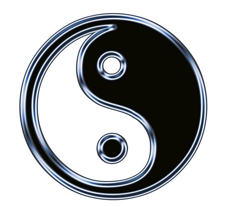 glossy yin  symbol  stock photo freeimages