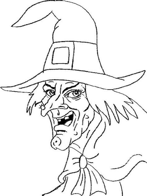 Really Scary Witches Coloring Pages