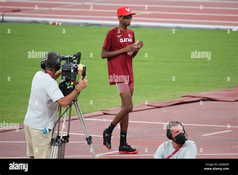 August 01st 2021 Tokyo Japan Mutaz Essa Barshim Of Qatar In Action