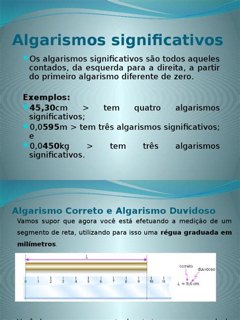 Algarismos Significa - Algarismos Significativos e Regras de Arredondamento | PDF | Algarismos ...