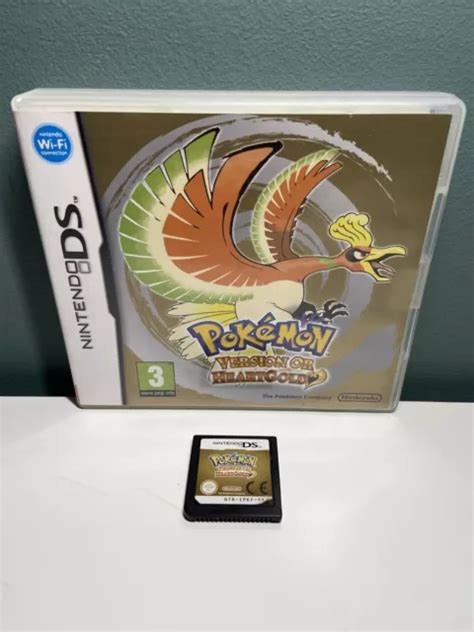 Jeu Nintendo Ds Pok Mon Version Or Heartgold Bo Te Sans Notice Eur