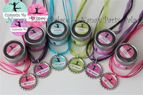 Dance Party Favors Dance Necklaces and Tins by NanasPartyPalace