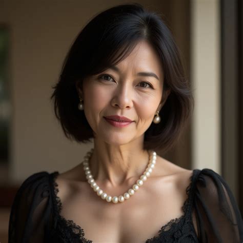 Mature Woman Well Groomed Short Bob Cowboy Shot SeaArt AI