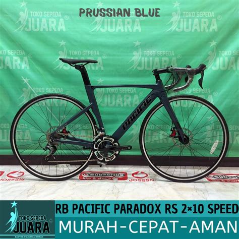 Jual SEPEDA BALAP PACIFIC PARADOX RS 210 SPEED ROADBIKE 700C SOLO