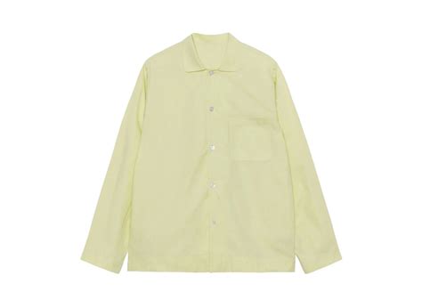 Stussy TEKLA Poplin Pyjama Shirt Lime の新品 中古フリマ 通販 スニダン