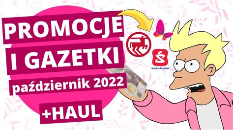 Przegląd gazetek Rossmann Hebe Super Pharm Haul zakupowy YouTube