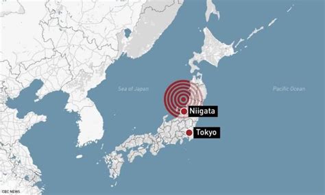 Japan Earthquake And Tsunami Map