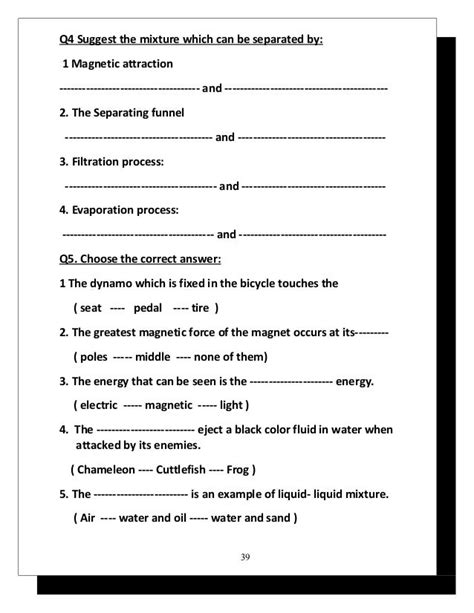 Mixtures Water 6th Grade Science Worksheet Mixtures Best Free Printable Worksheets Worksheet