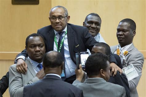 PHOTOS: Jubilation as CAF elects Ahmad as president - Punch Newspapers