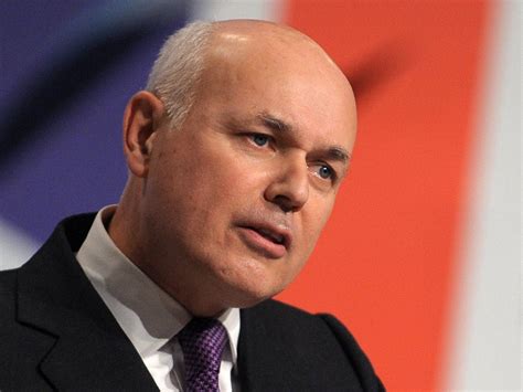 Its A Stunt Iain Duncan Smith Dismisses Demands To Live On £53 A Week