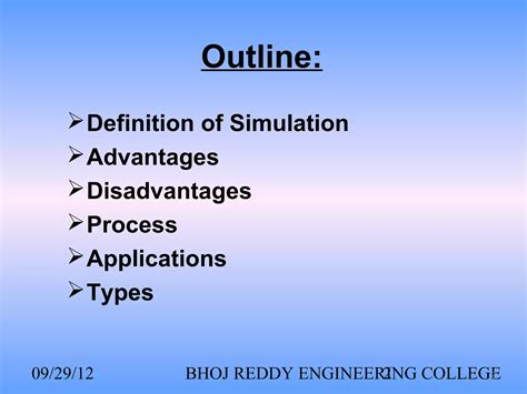 Simulation | PPT