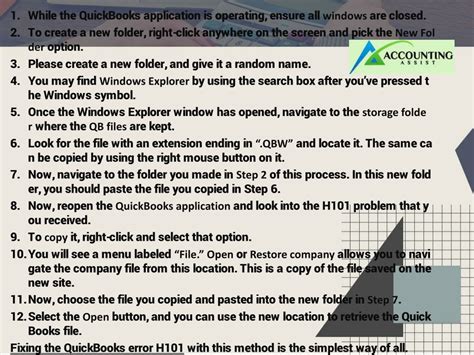 Ppt Solving Quickbooks Error Code H A Step By Step Guide