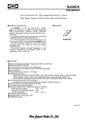 Nju Ch Datasheet Pdf Japan Radio Corporation