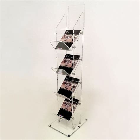 Clear Perspex Acrylic Magazine Rack Magazine Stand Made In Etsy