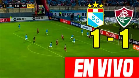 En Vivo Sporting Cristal Vs Fluminense1 1 I Por La Fecha 6 De La Copa