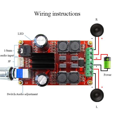 EMERGING TECHNOLOGIES TPA3116 2 CHANNEL AMPLIFIER 50W 50W