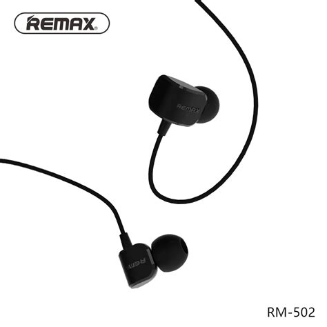 Original Remax RM 502 Stereo Music Earbuds 3.5mm In Ear HiFi Bass Wired ...