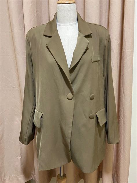 Nude Oversized Coat Women S Fashion Coats Jackets And Outerwear On Carousell