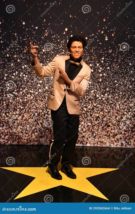 Bruno Mars Wax Statue at Hollywood Wax Museum in Pigeon Forge ...