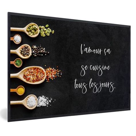 Poster Bilder X Cm Sprichw Rter L Amour A Se Cuisine Tous Les