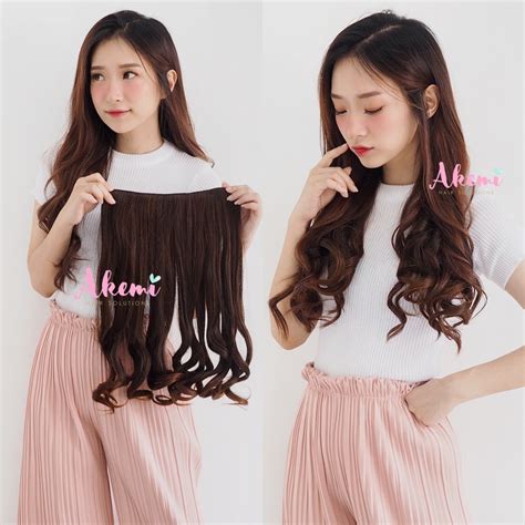 Jual Hairclip Akemi Biglayer Blow Wave Cm Rambut Palsu Wanita