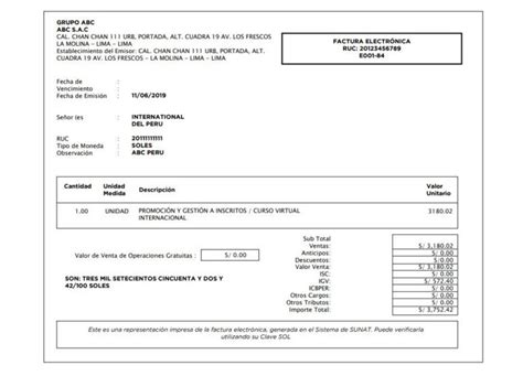 Cómo emitir facturas electrónicas SUNAT 2025 Bonos Perú