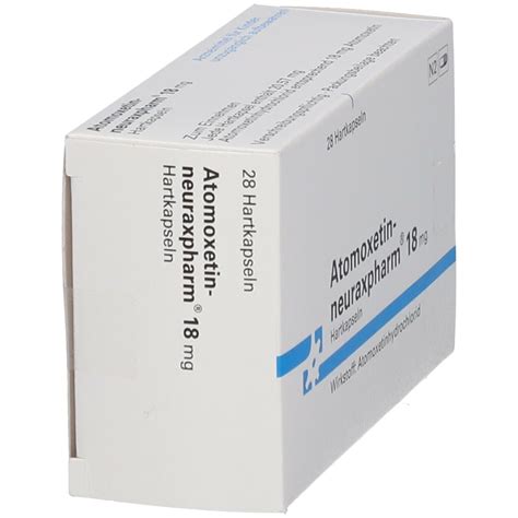 Atomoxetin Neuraxpharm Mg St Mit Dem E Rezept Kaufen Shop Apotheke