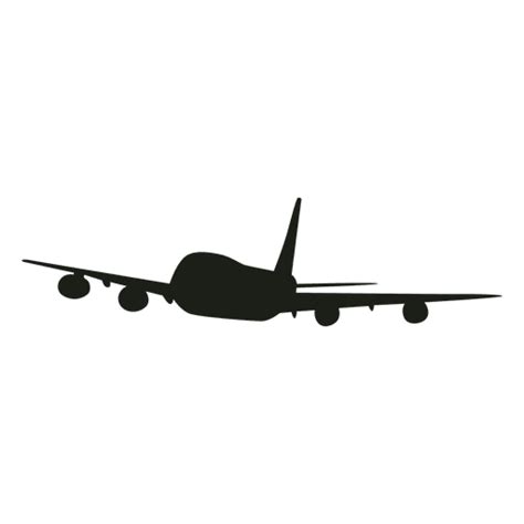 Passagierflugzeug Fliegende Silhouette Png Und Svg Design F R T Shirts