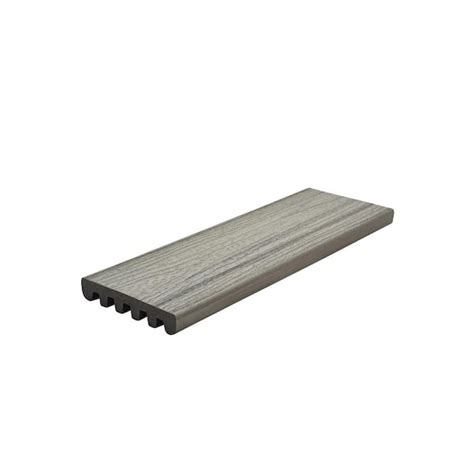 Trex 1 In X 6 In X 16 Ft Enhance Naturals Foggy Wharf Square Edge Composite Deck Board