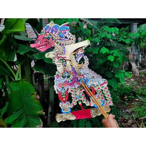 Jual DURSASANA Wayang Kulit Sapi ASLI Alusan Ukuran Standar Dalang By