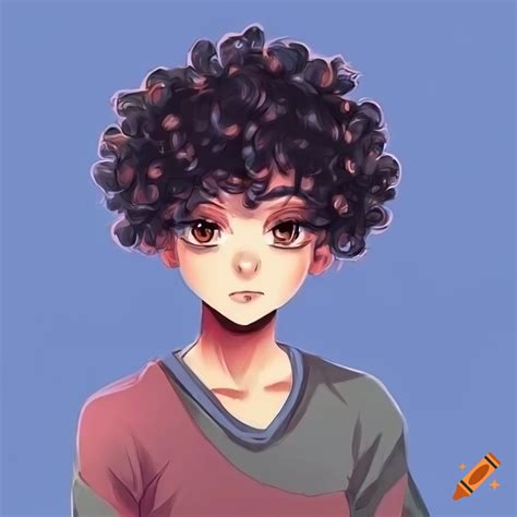 Anime Wavy Hair Male